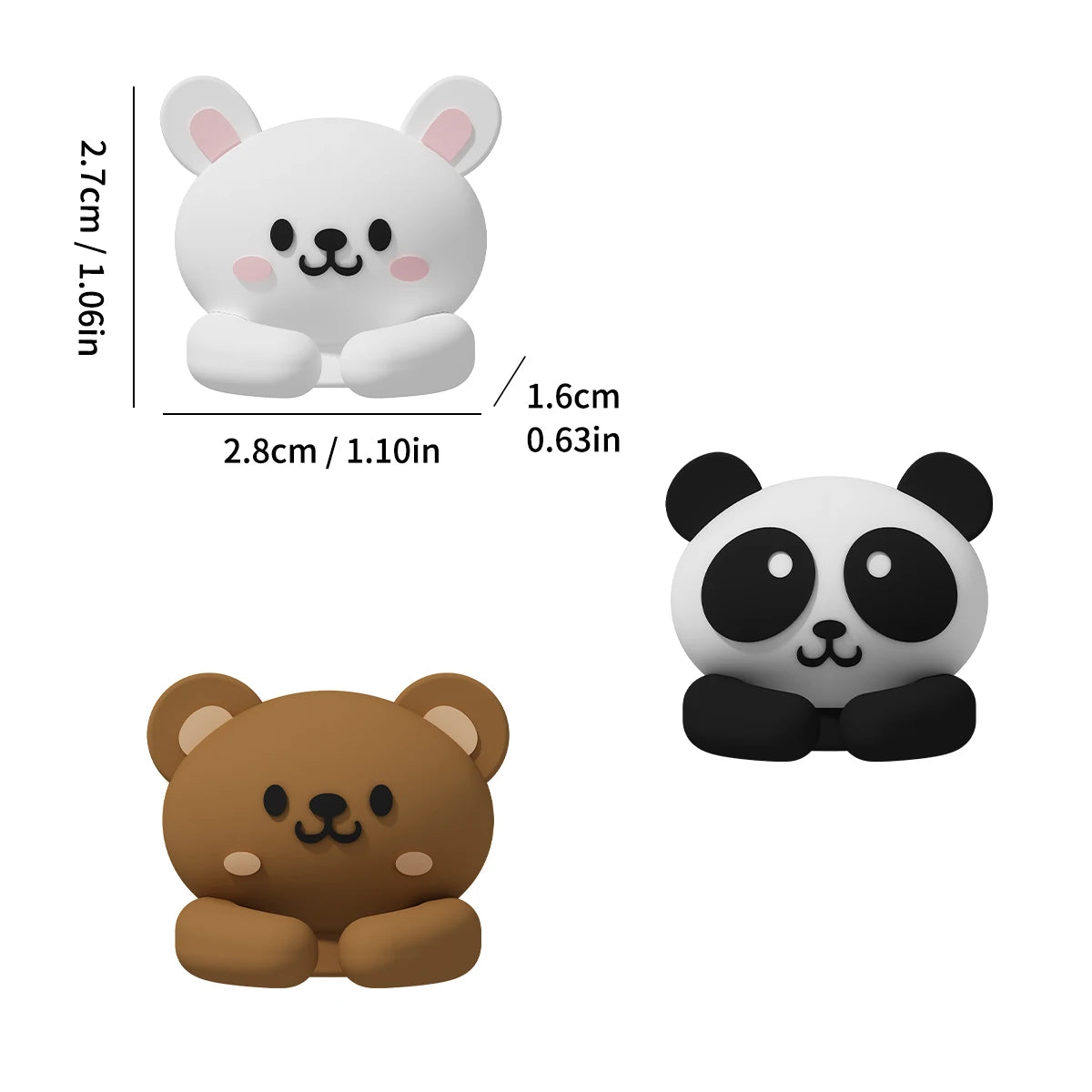 Organizer Cavi da Scrivania WORTHBUY – Clip Autoadesive per Gestione Cavi USB & Smartphone