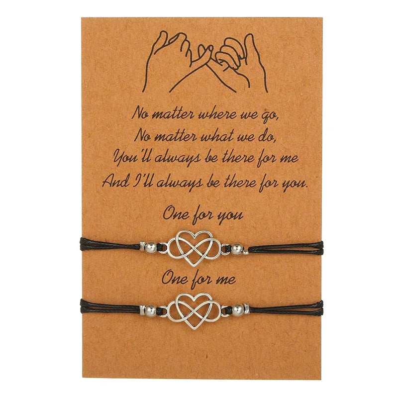 Bracciale Handmade con Simbolo Infinito – Cordino Regolabile