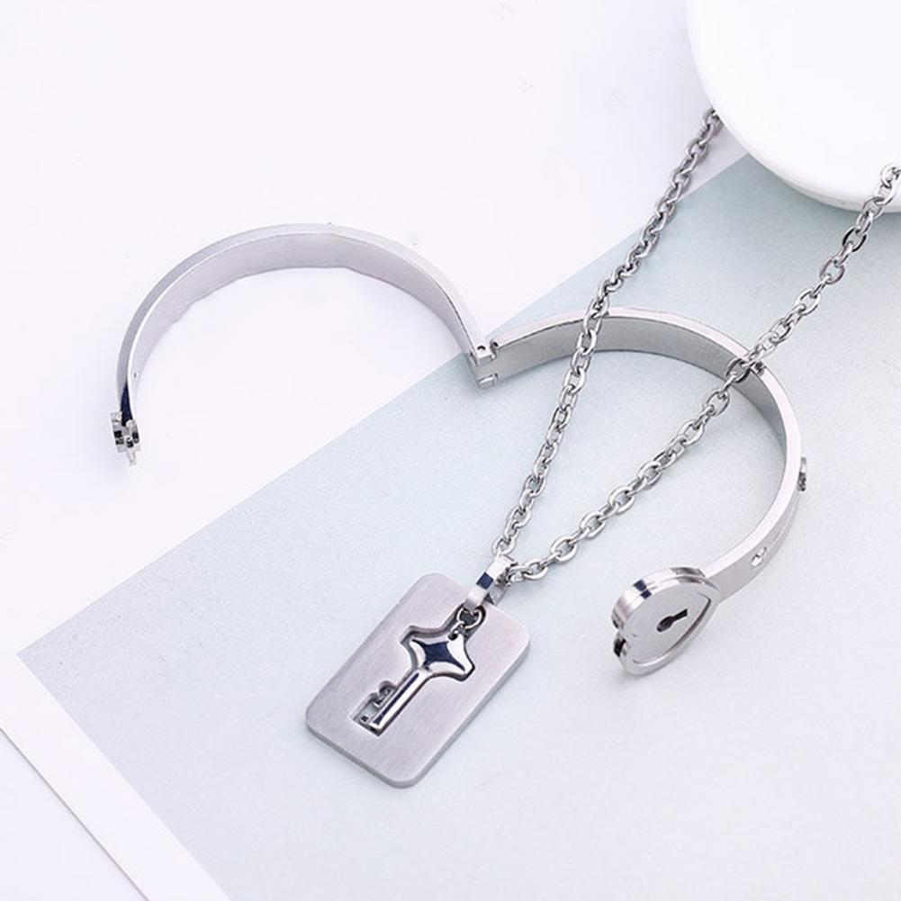 Set Coppia Concentric Lock – Bracciale & Choker in Titanio