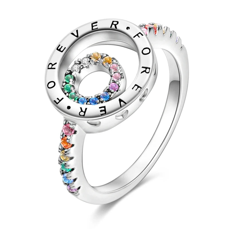Anello Amore Eterno 925 Silver | Infinite Sparkling Ring