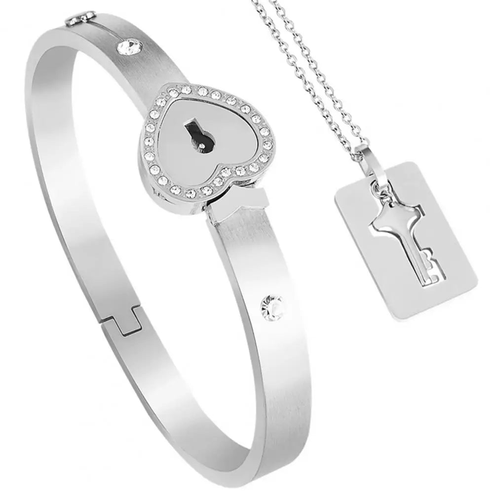 Set Coppia Concentric Lock – Bracciale & Choker in Titanio