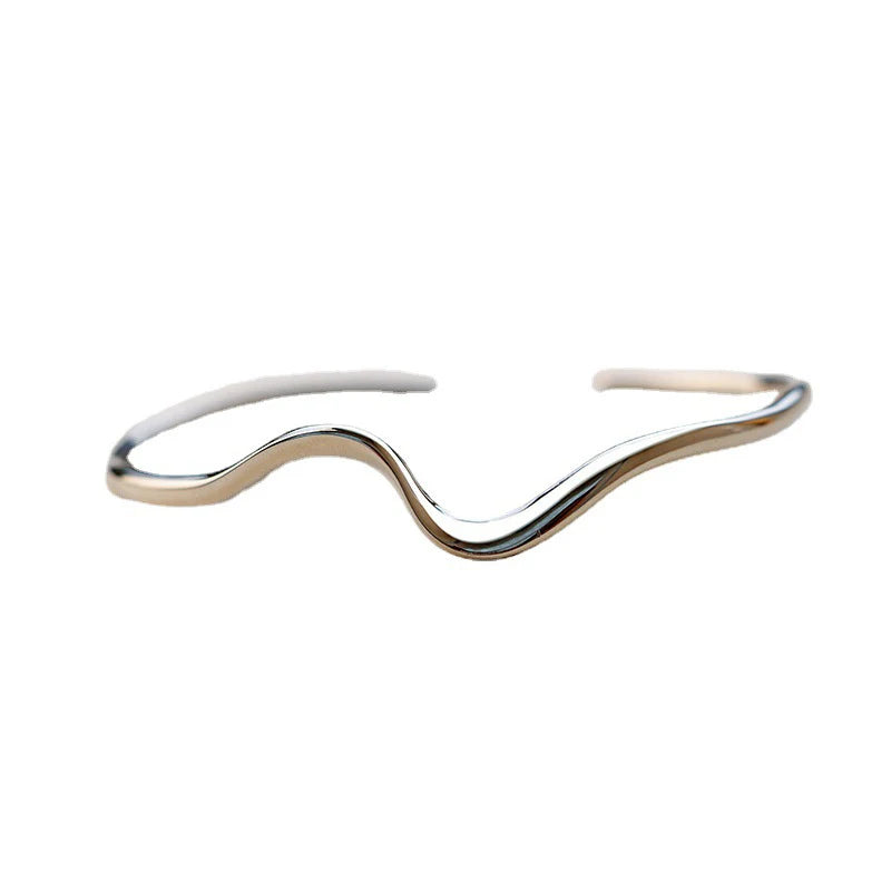 Bracciale Minimalista Regolabile – Onda Creativa Handmade