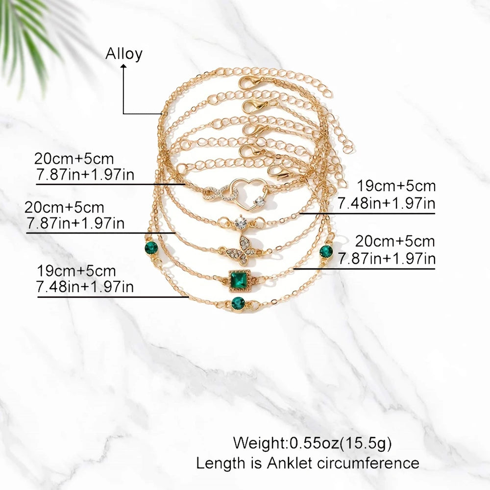 Set Bracciali Vintage 5 Pezzi – Brillanti, Infinity & Geometrici | Regalo Elegante