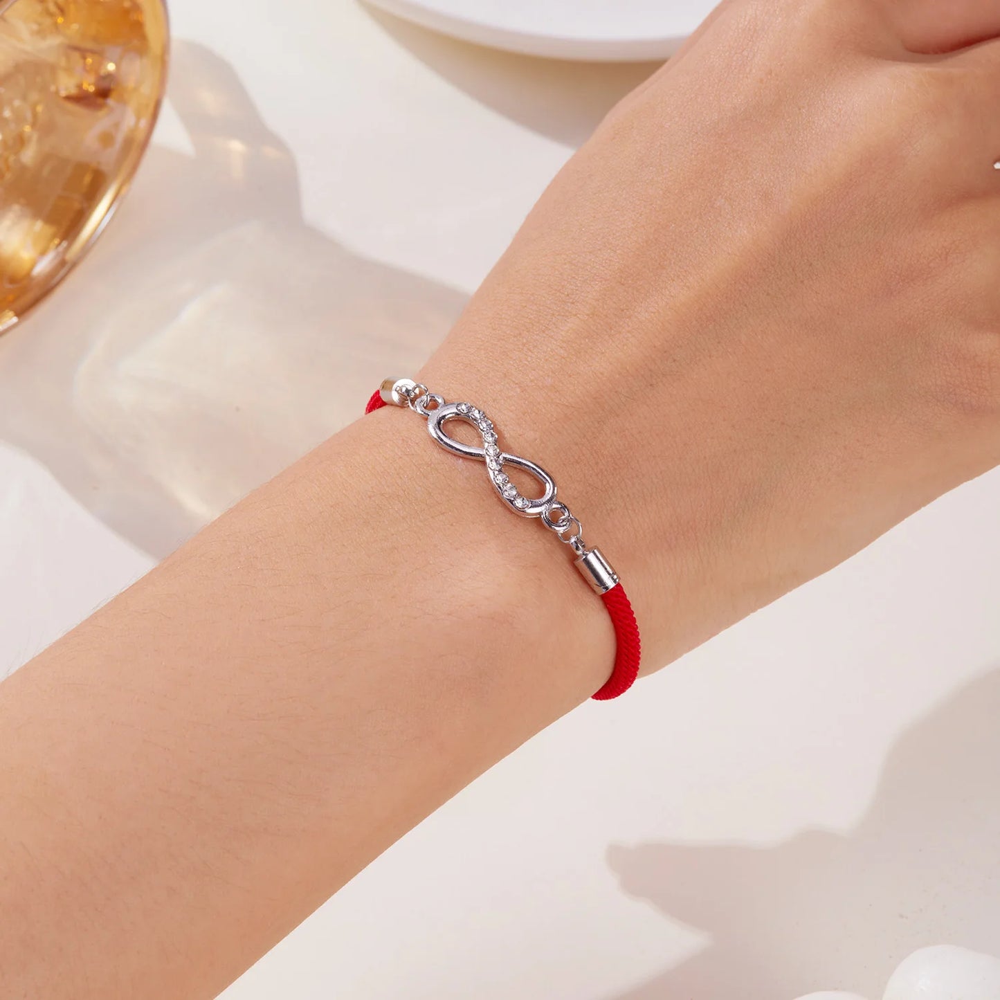 Bracciale Rosso Portafortuna – Infinito Amore Regolabile