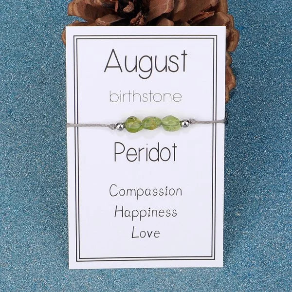 Bracciale Zodiaco in Pietra Naturale – 12 Costellazioni