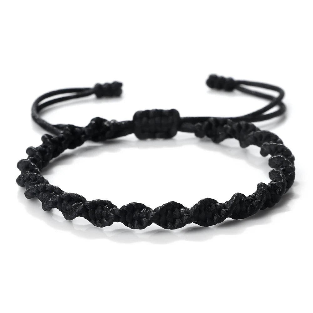 Bracciale Nodo Fortunato Multicolor – Intrecciato a Mano Regolabile