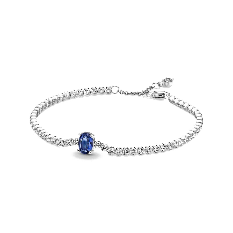 Bracciale Argento 925 con Zirconi Colorati – Heart Disc Regolabile