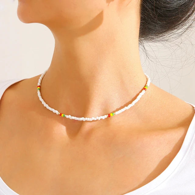 Collana Bohemia Multistrato Handmade • Perline Colorate & Cristallo • Stile Estivo Fashion | LoveDrop™ Italia