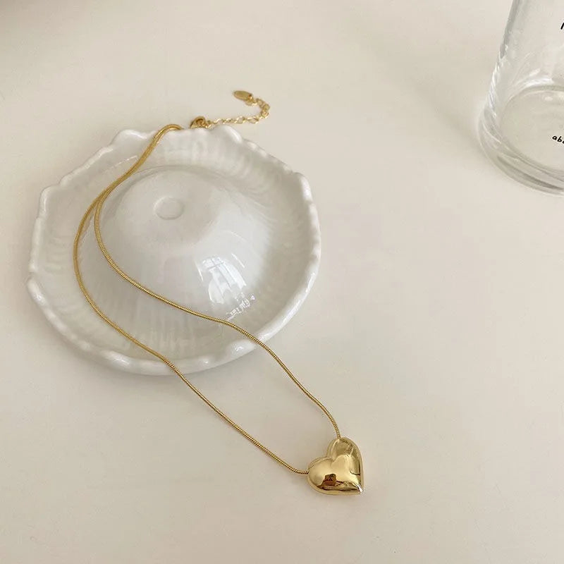 Collana Coppia Cuore Geometrico – Light Luxury Sweet Love | LoveDrop