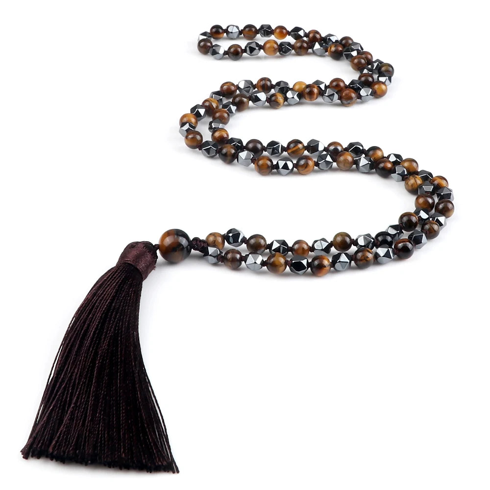 Mala 108 Perle Onice Verde Naturale • Collana Buddha Meditazione Unisex | LoveDrop™ Italia