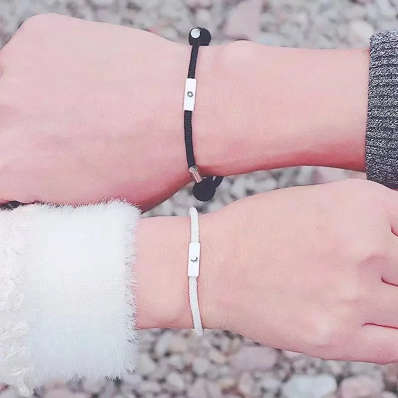 Bracciale di Coppia Magnetico – Sole & Luna