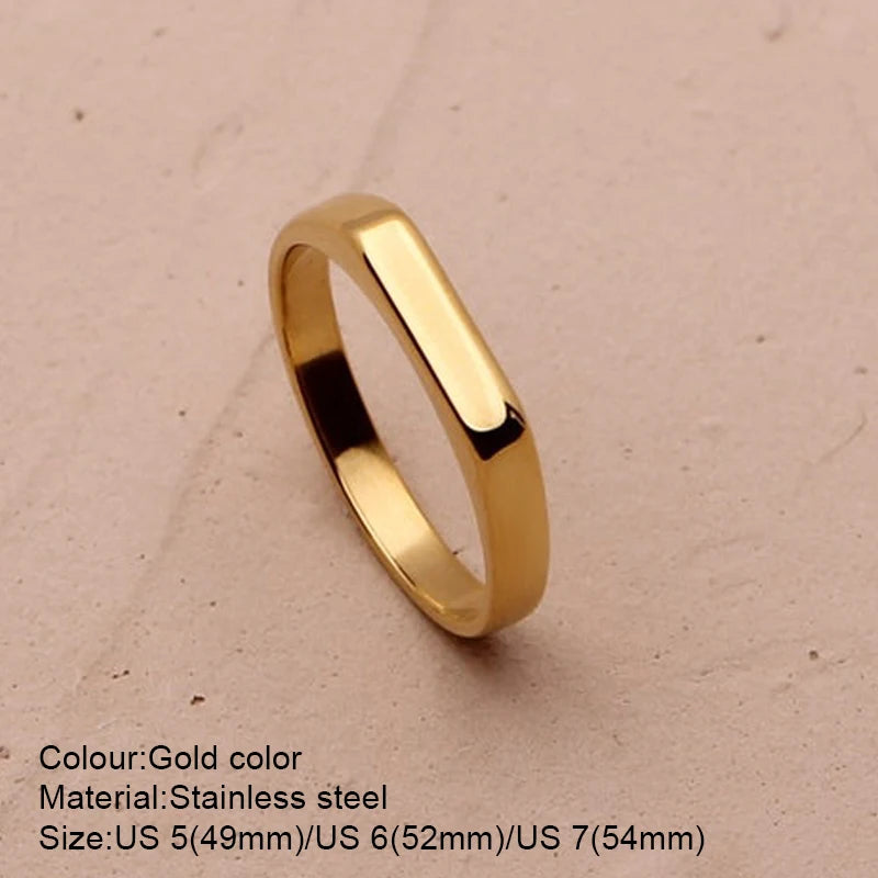 Anello di Coppia Acciaio 316L | Design Minimal Antigraffio