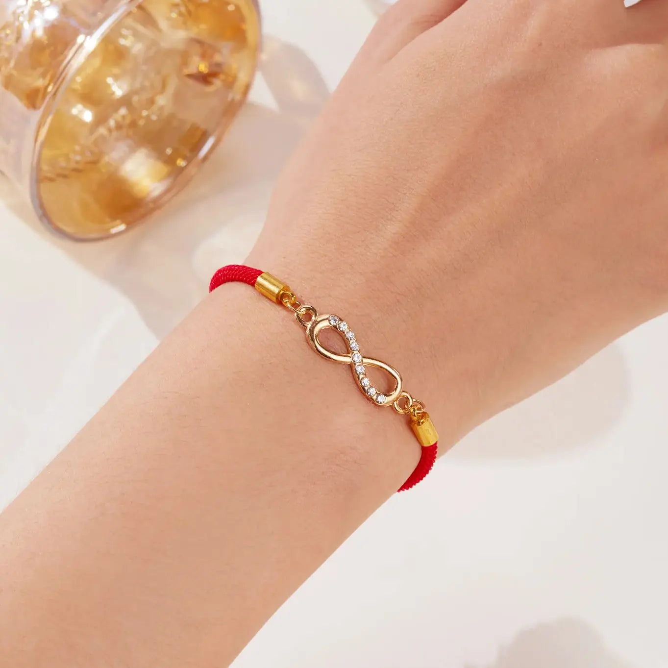 Bracciale Rosso Portafortuna – Infinito Amore Regolabile