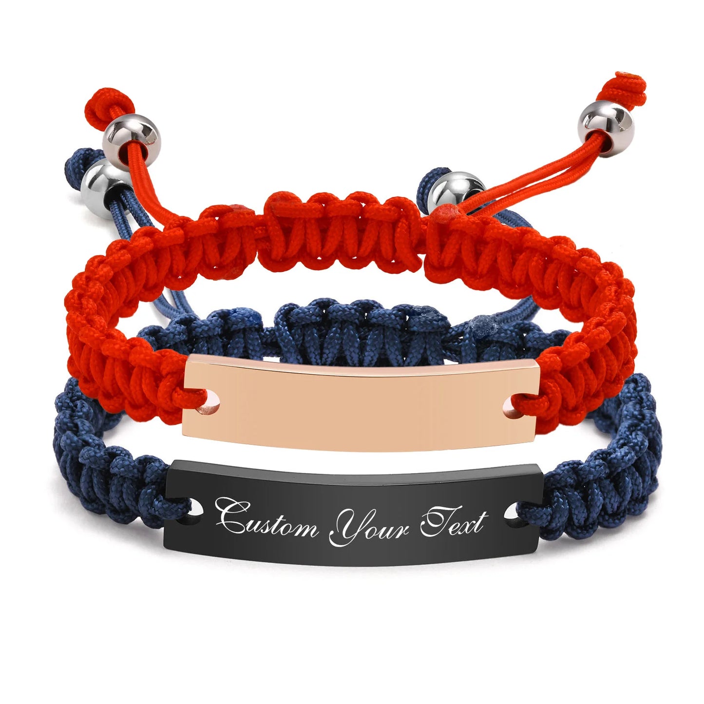 Bracciale di Coppia Handmade – Intreccio Ipoallergenico