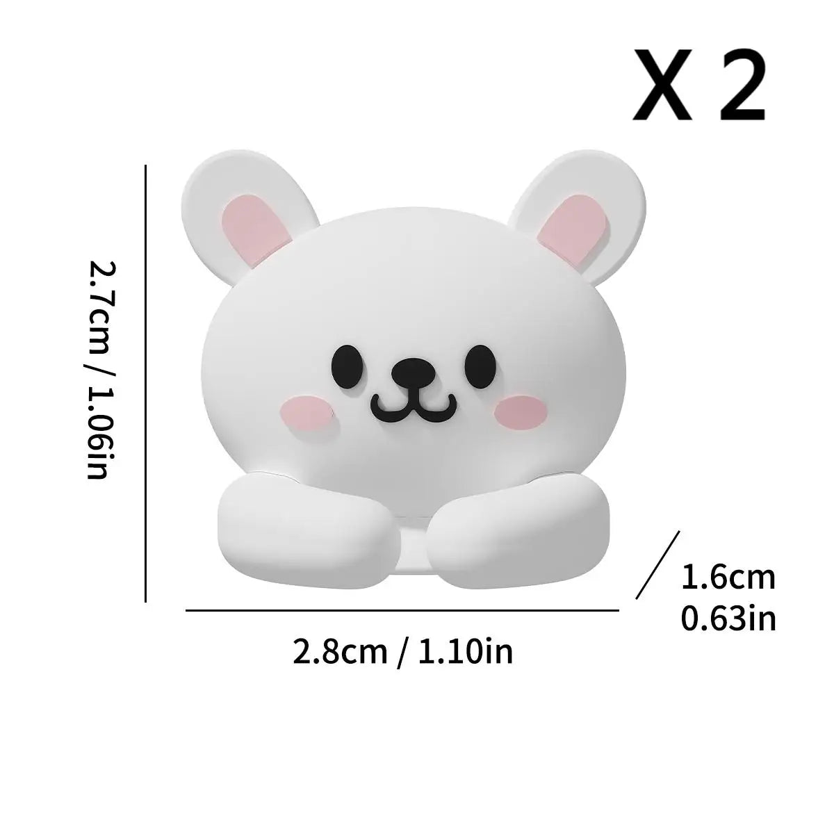 Organizer Cavi da Scrivania WORTHBUY – Clip Autoadesive per Gestione Cavi USB & Smartphone