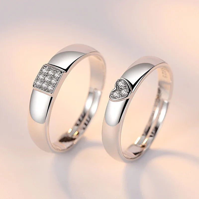 Set Anelli Cuore Zircone | Forever Endless Love
