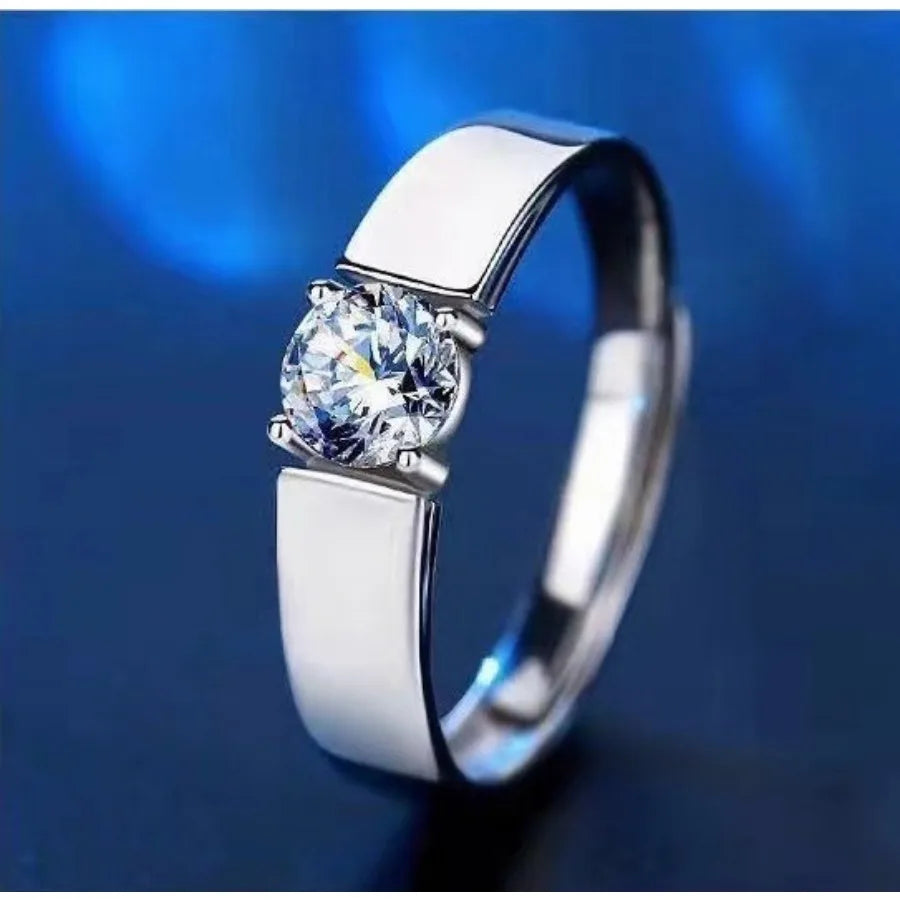 Set Anelli Promessa | Modern Regolabili + Gift Ring Box