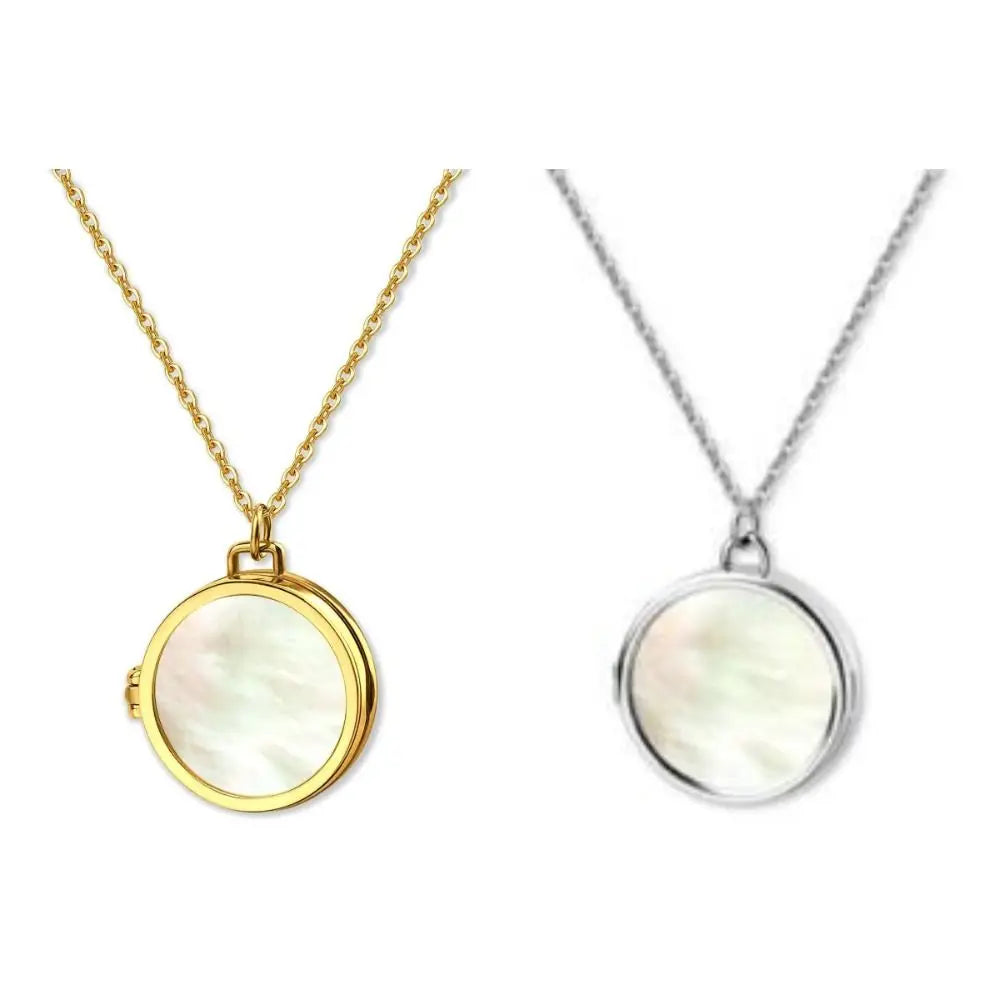 Collana Album Magnetico con Foto • Conchiglia Artistica • Acciaio Inossidabile • Ricordo & Memoria | LoveDrop™ Italia