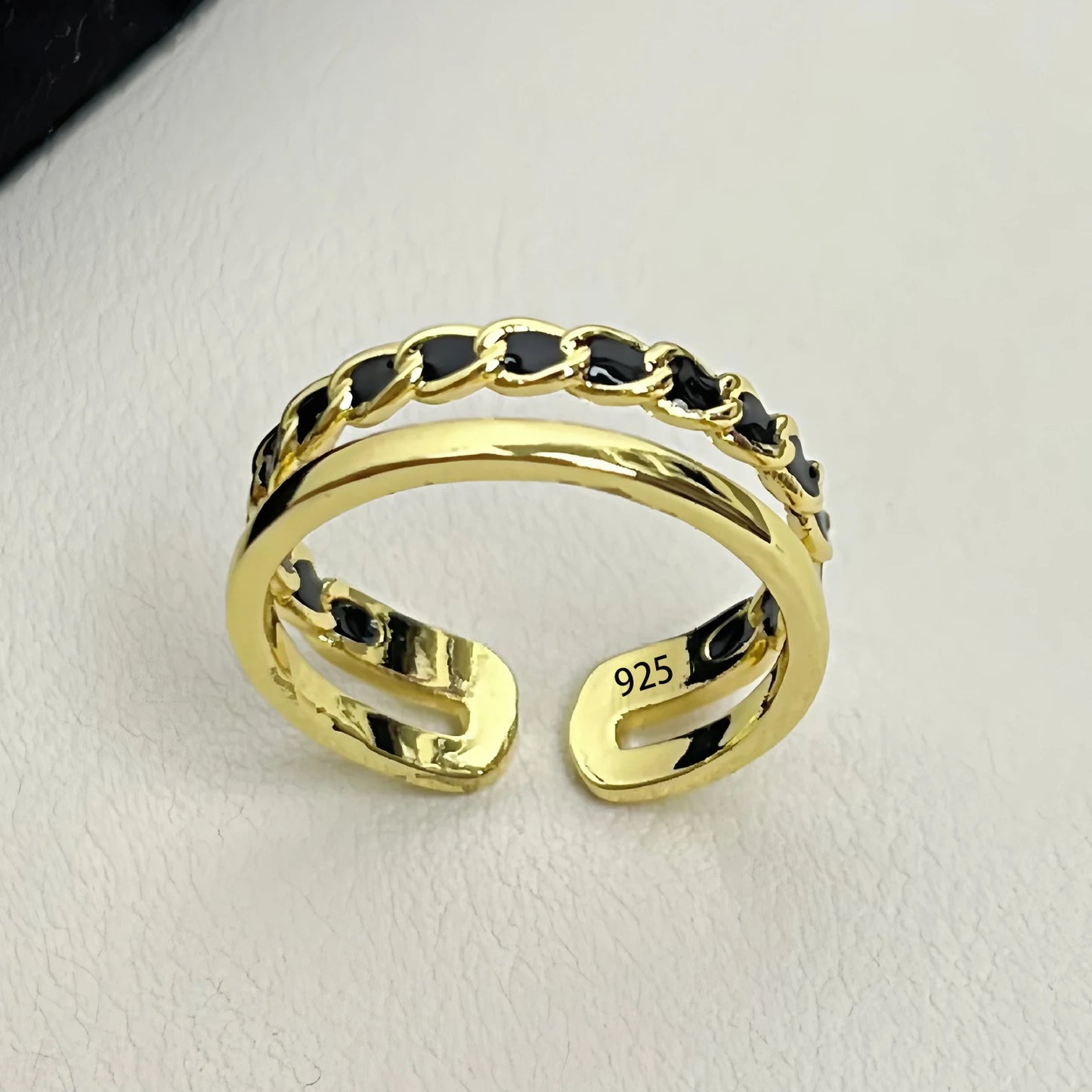 Anello in Argento 925 “Flower Lace” | Elegante, Regolabile, Idea Regalo Romantica