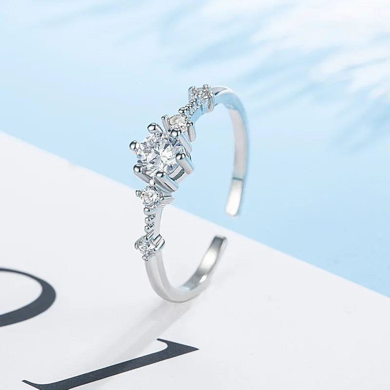 Anello Coppia Argento 925 | Zircone AAA & Eleganza Wedding