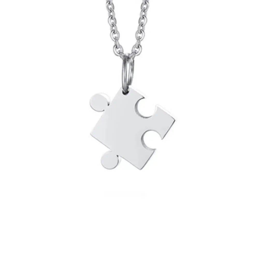 Collane Puzzle Cuore Matching • Coppia & Amicizia • Unisex | LoveDrop™ Italia