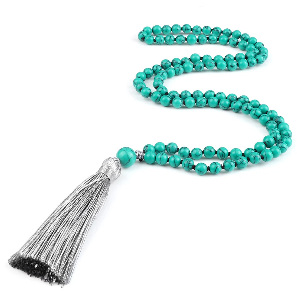 Mala 108 Perle Onice Verde Naturale • Collana Buddha Meditazione Unisex | LoveDrop™ Italia