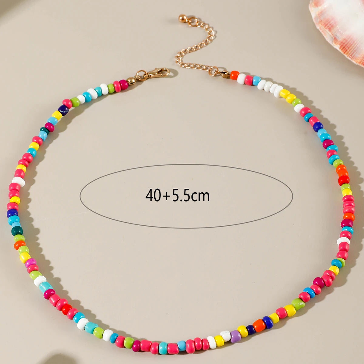 Collana Bohemia con Stella Marina & Conchiglia • Perla Colorata • Stile Estivo Fashion | LoveDrop™ Italia