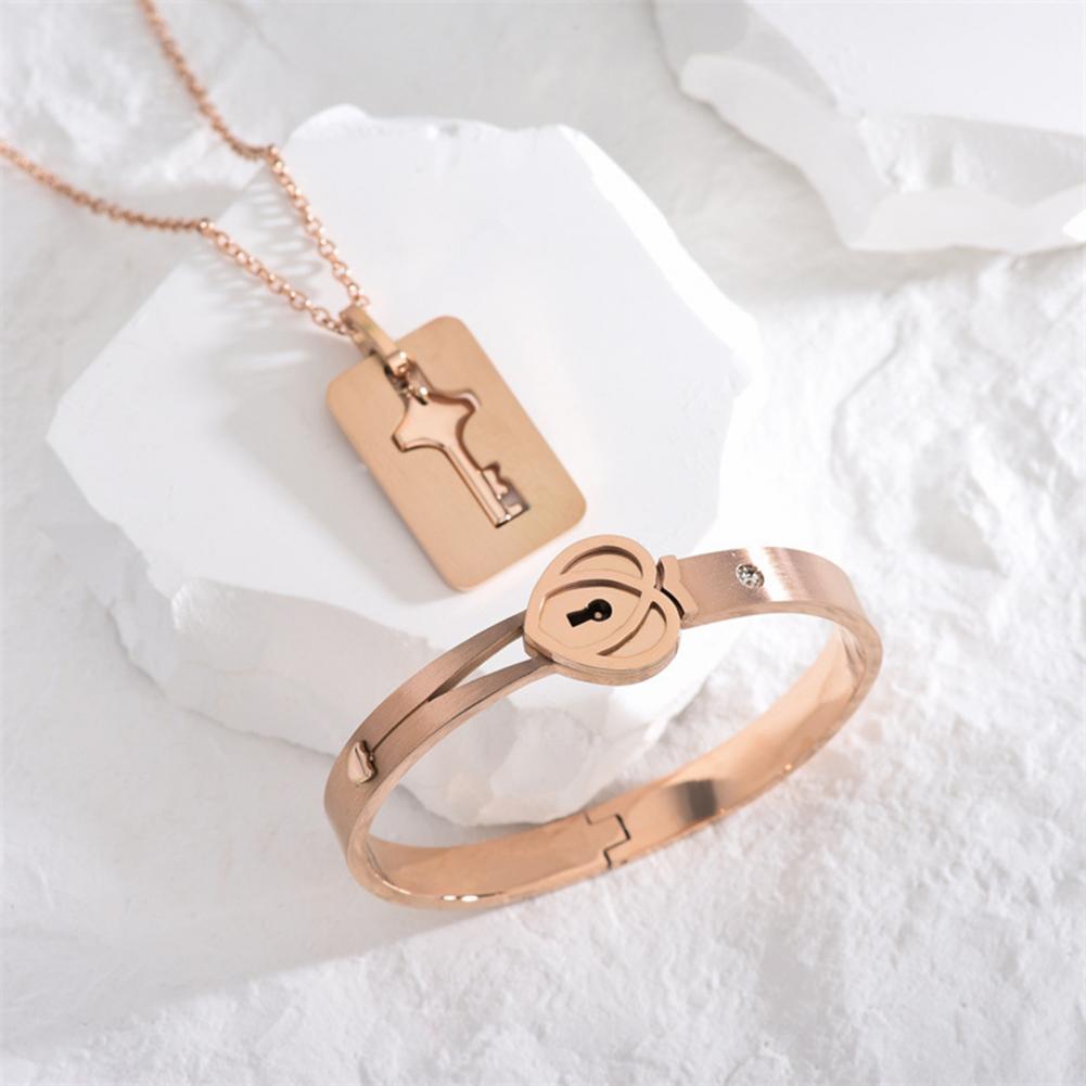 Set Coppia Concentric Lock – Bracciale & Choker in Titanio