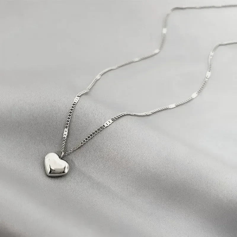 Collana Coppia Cuore Geometrico – Light Luxury Sweet Love | LoveDrop