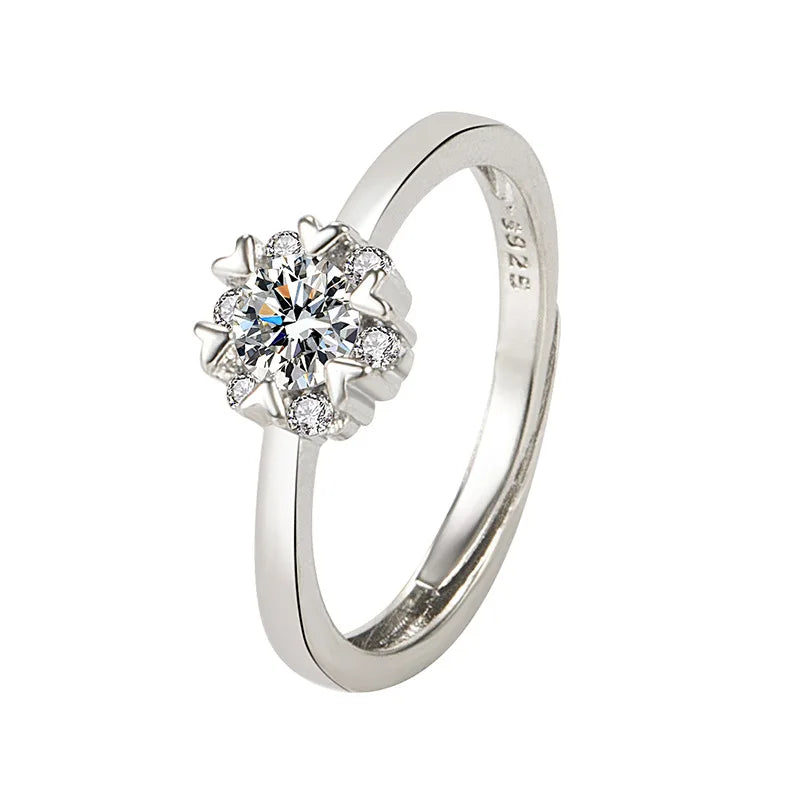 Anello Coppia Argento 925 | Zircone AAA & Eleganza Wedding