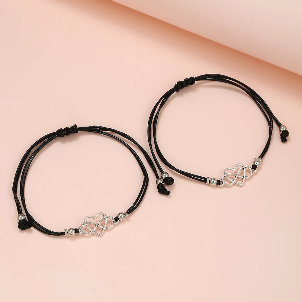 Bracciale Handmade con Simbolo Infinito – Cordino Regolabile