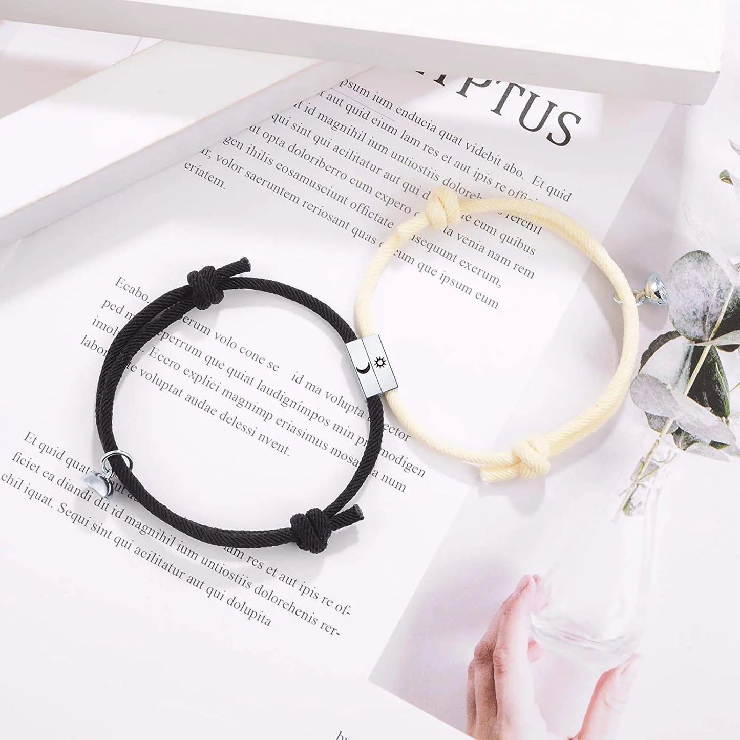 Bracciale di Coppia Magnetico – Sole & Luna