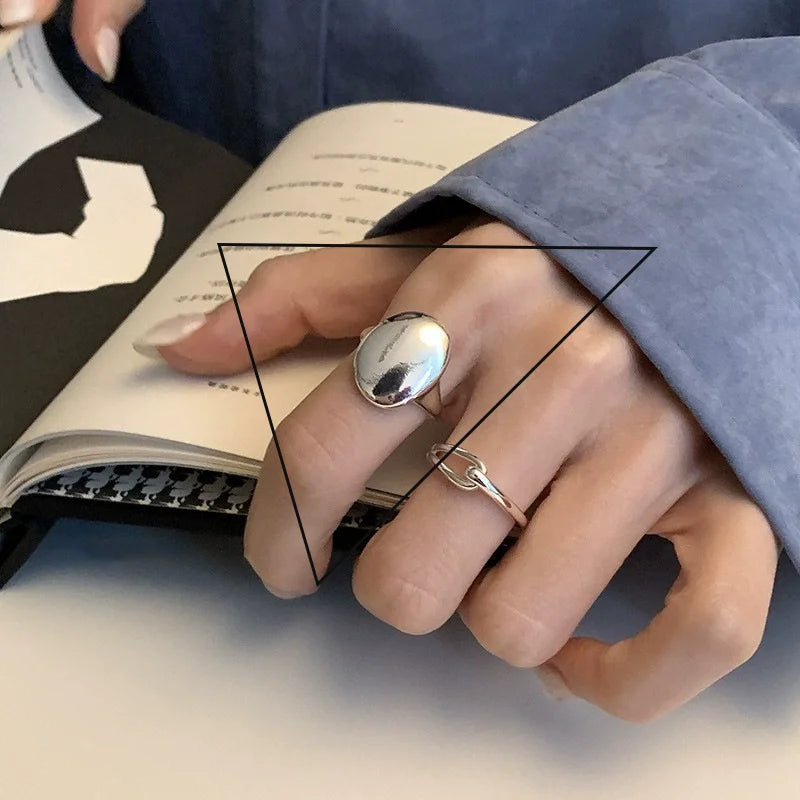 Anello in Argento 925 “Flower Lace” | Elegante, Regolabile, Idea Regalo Romantica