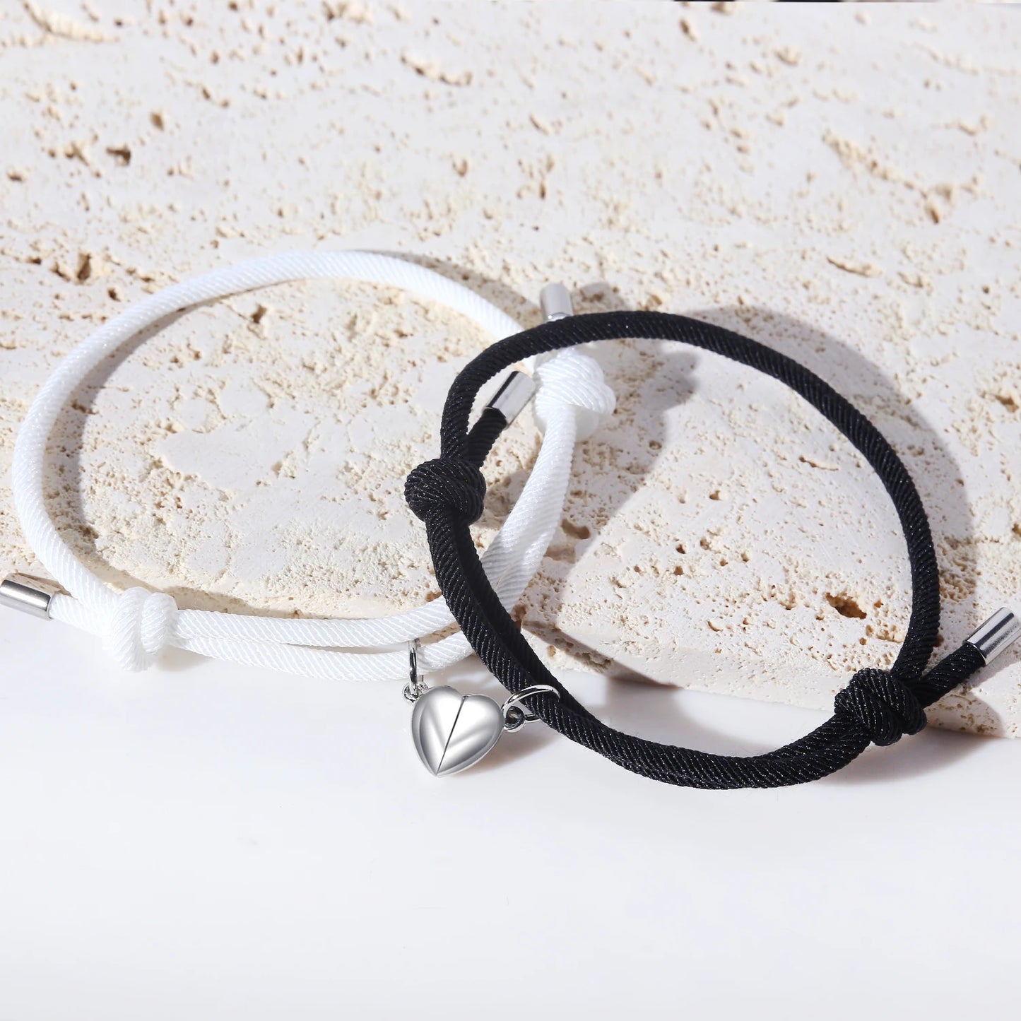 Bracciale di Coppia Magnetico – Cuore Match Attraction