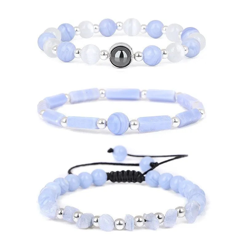 Set 3 Bracciali Ametista – Purificazione & Equilibrio