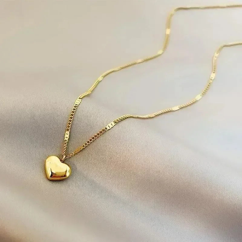Collana Coppia Cuore Geometrico – Light Luxury Sweet Love | LoveDrop
