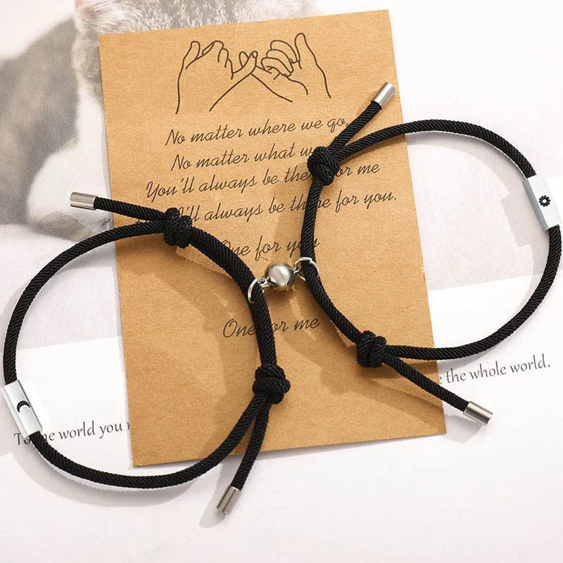 Bracciale di Coppia Magnetico – Sole & Luna