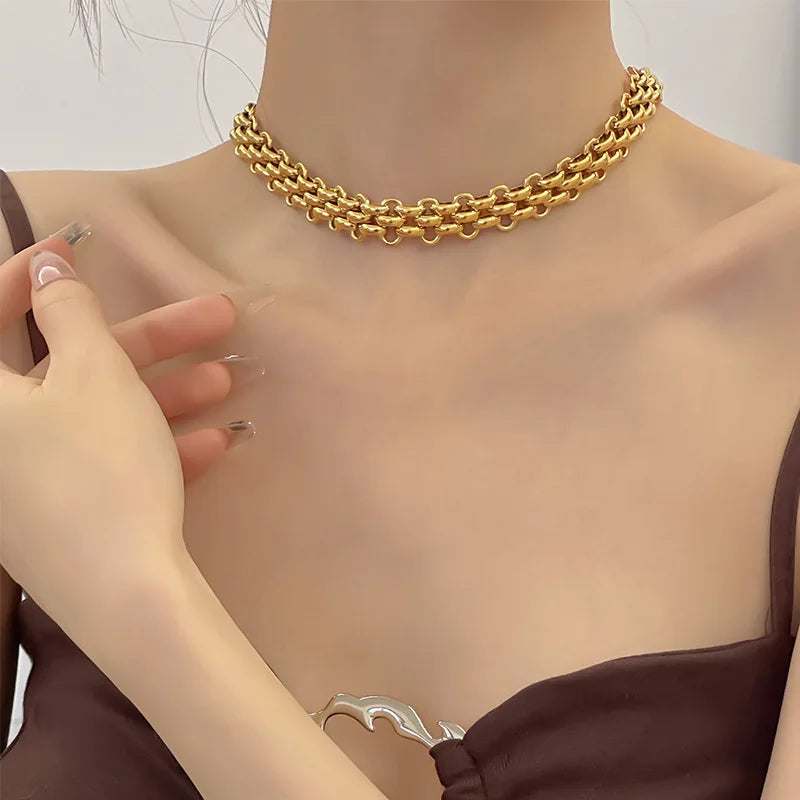 Collana Y2K Cuore • Perle & OT Clasp in Acciaio • Unisex Fashion | LoveDrop™ Italia