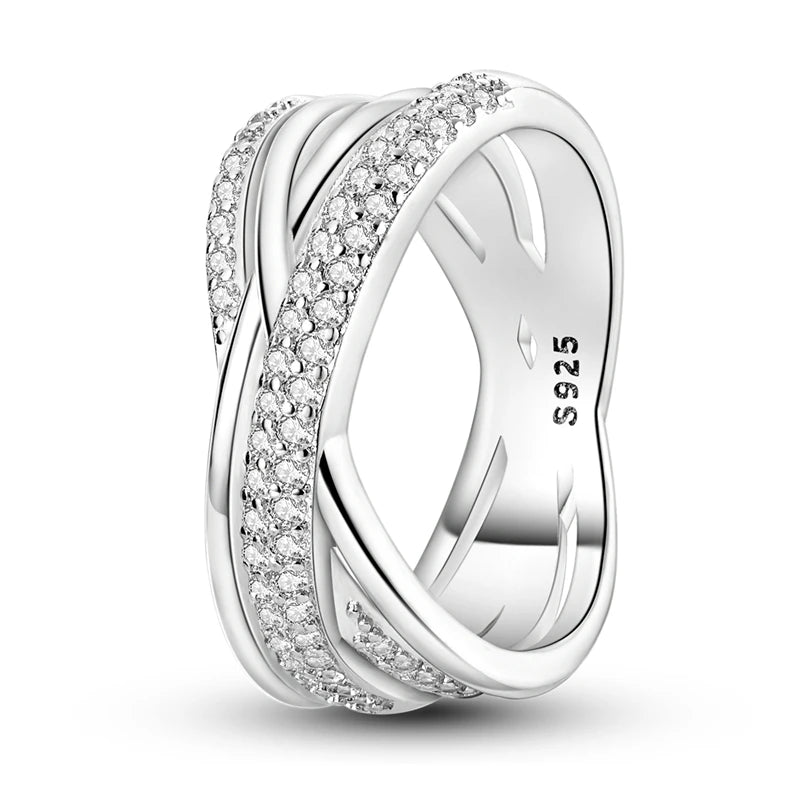 Anello Amore Eterno 925 Silver | Infinite Sparkling Ring