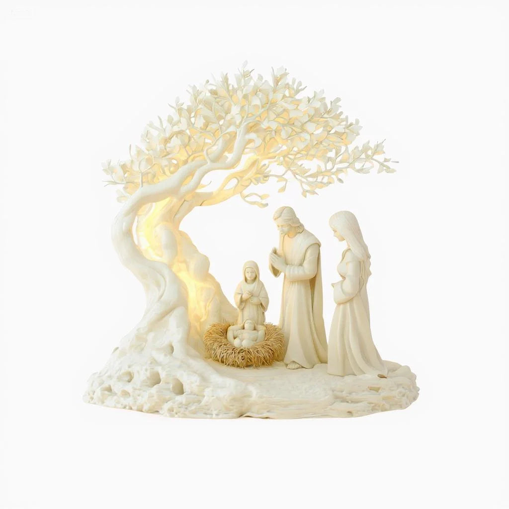Decorazione Acrilica “Jesus & Tree of Life” — Ornament da Tavolo 2026