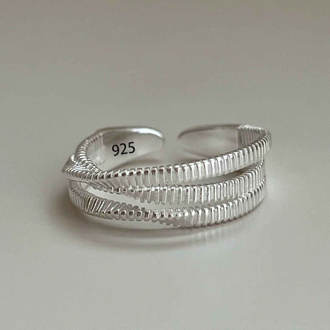 Anello in Argento 925 “Flower Lace” | Elegante, Regolabile, Idea Regalo Romantica