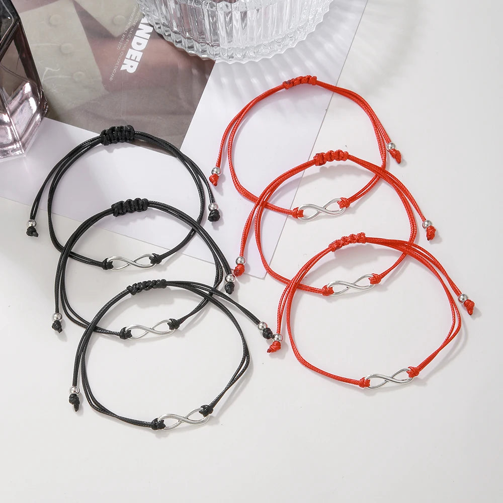 Bracciale Handmade con Simbolo Infinito – Cordino Regolabile