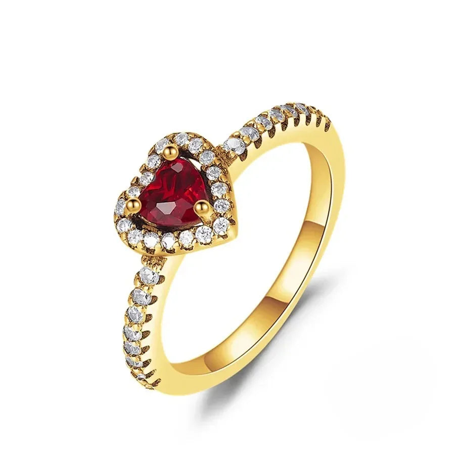 Anello di Coppia 925 Silver | Fiocco Rosa & Cuore Cristallo 2025