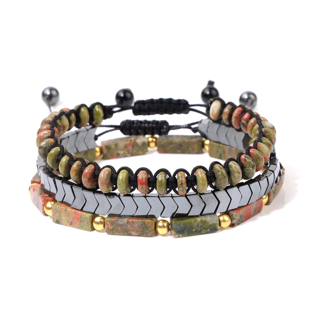 Set Bracciali Uomo – Pietra Vulcanica & Energy Protection