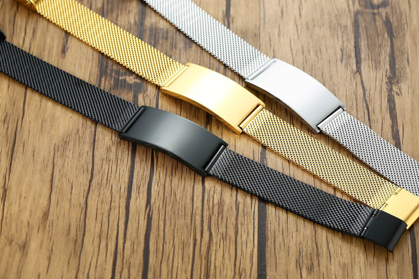 Bracciale Personalizzato – Mesh in Acciaio Regolabile