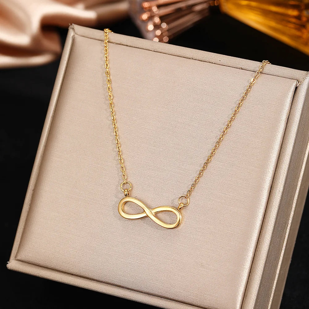 Collana Infinity “Forever” • Simbolo ∞ in Acciaio • Coppia & Love | LoveDrop™ Italia