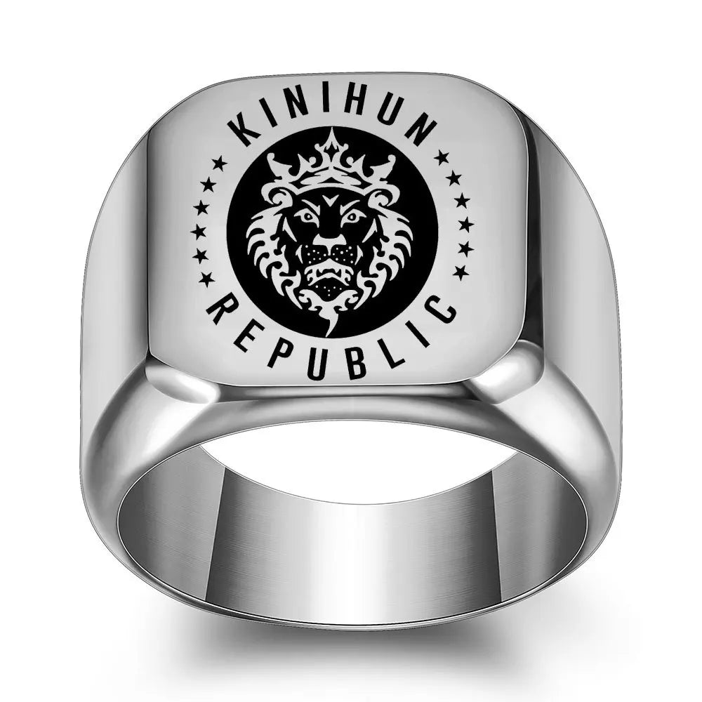 Anello Personalizzato Uomo | Square Engrave Nome & Foto