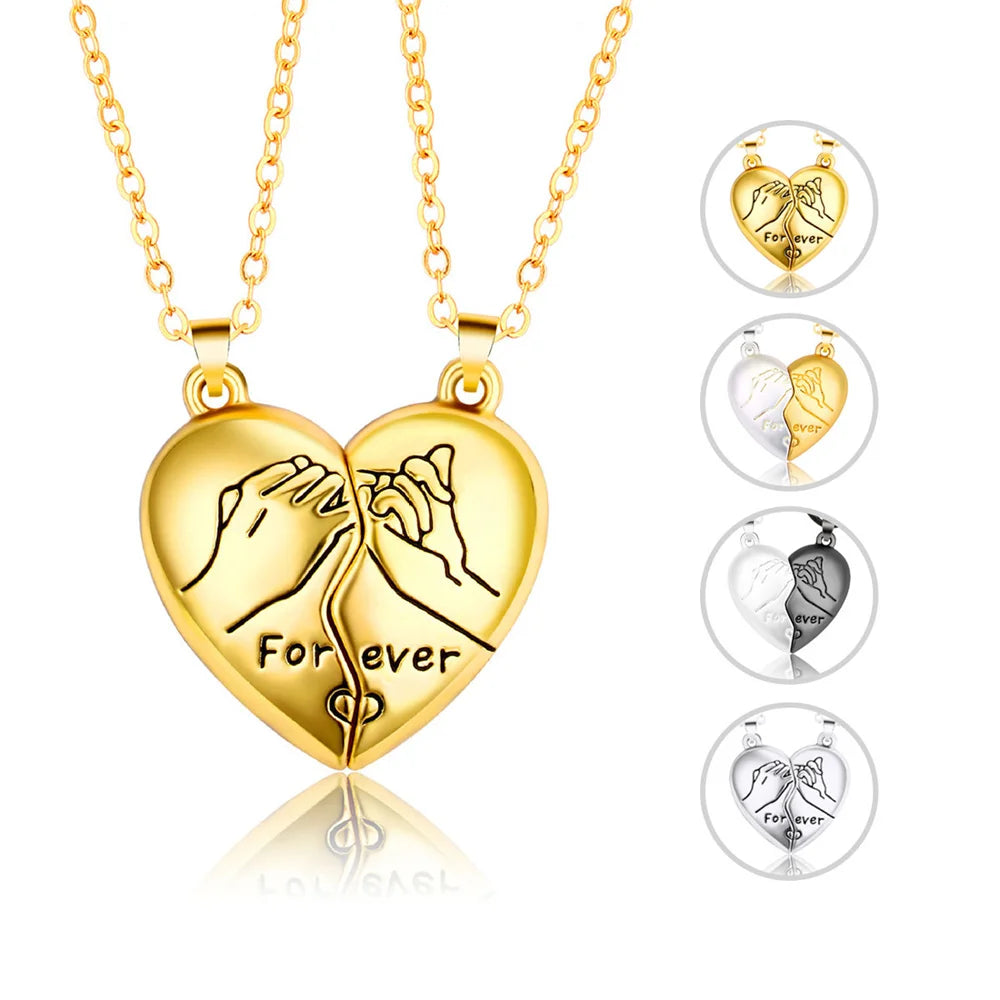 Collana Coppia “Heart & Hands Vintage” – Magnetico Forever | LoveDrop