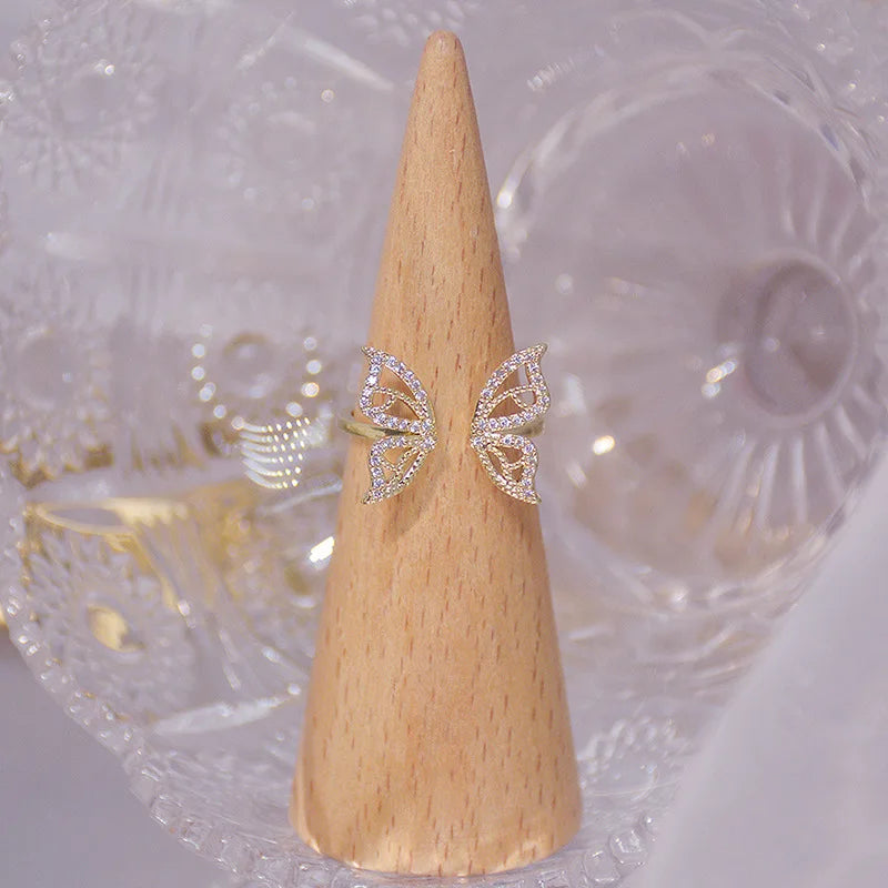 Anello di Coppia Cuore Moderno | Argento/Oro Light Luxury