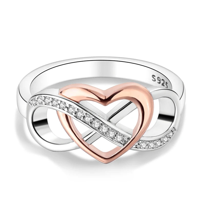 Anello Amore Eterno 925 Silver | Infinite Sparkling Ring